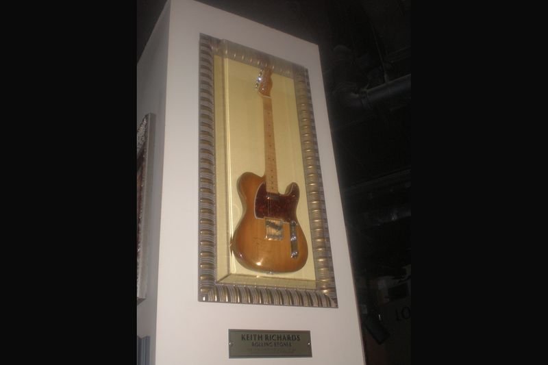 Keith Richards' Fender Telecaster guitar, the instrument behind the Rolling Stones' 80s album sound