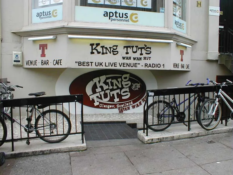 King Tut's Wah Wah Hut venue in Glasgow where Oasis played the gig that led to their Creation Records deal